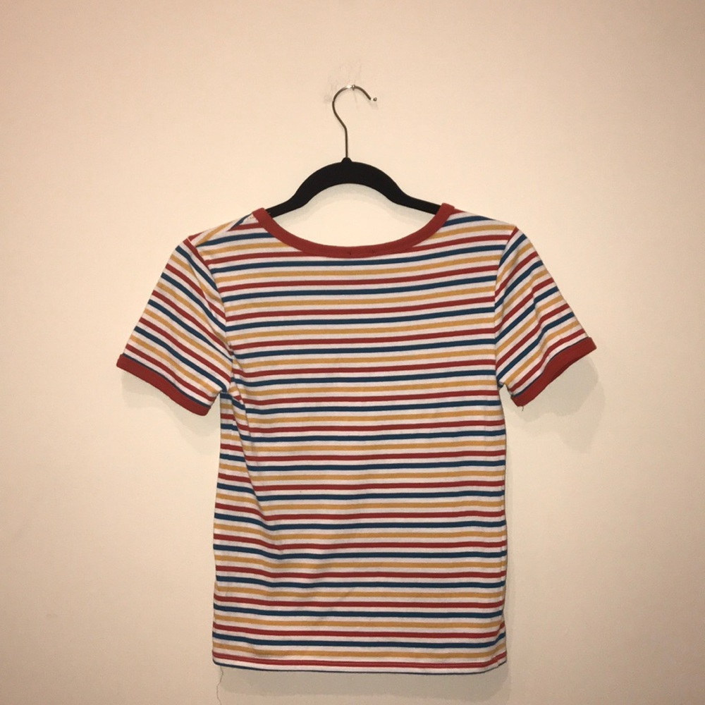 Forever 21 Multi-Stripe Ringer Tee - Picture 8 of 8